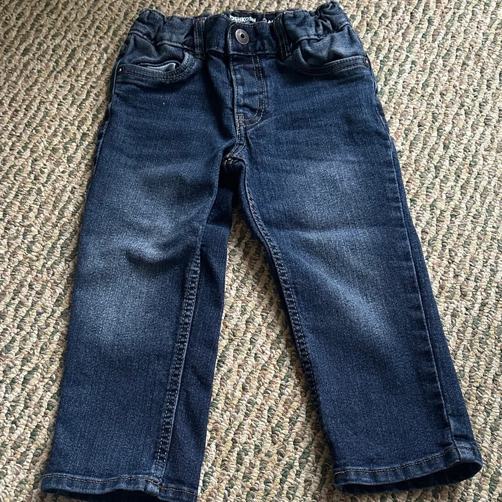 Gray and Blue Kids Bottoms Set 3T